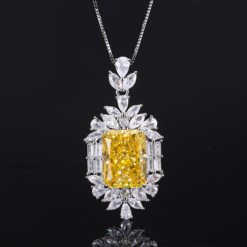 925 Silver Gemstone Pendant Necklace