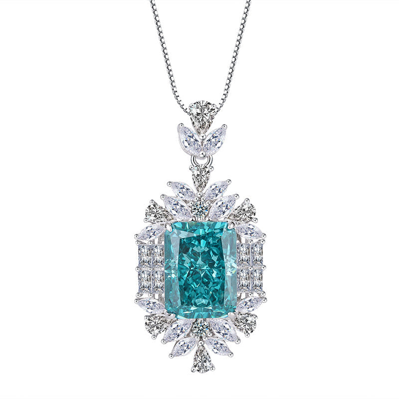 925 Silver Gemstone Pendant Necklace