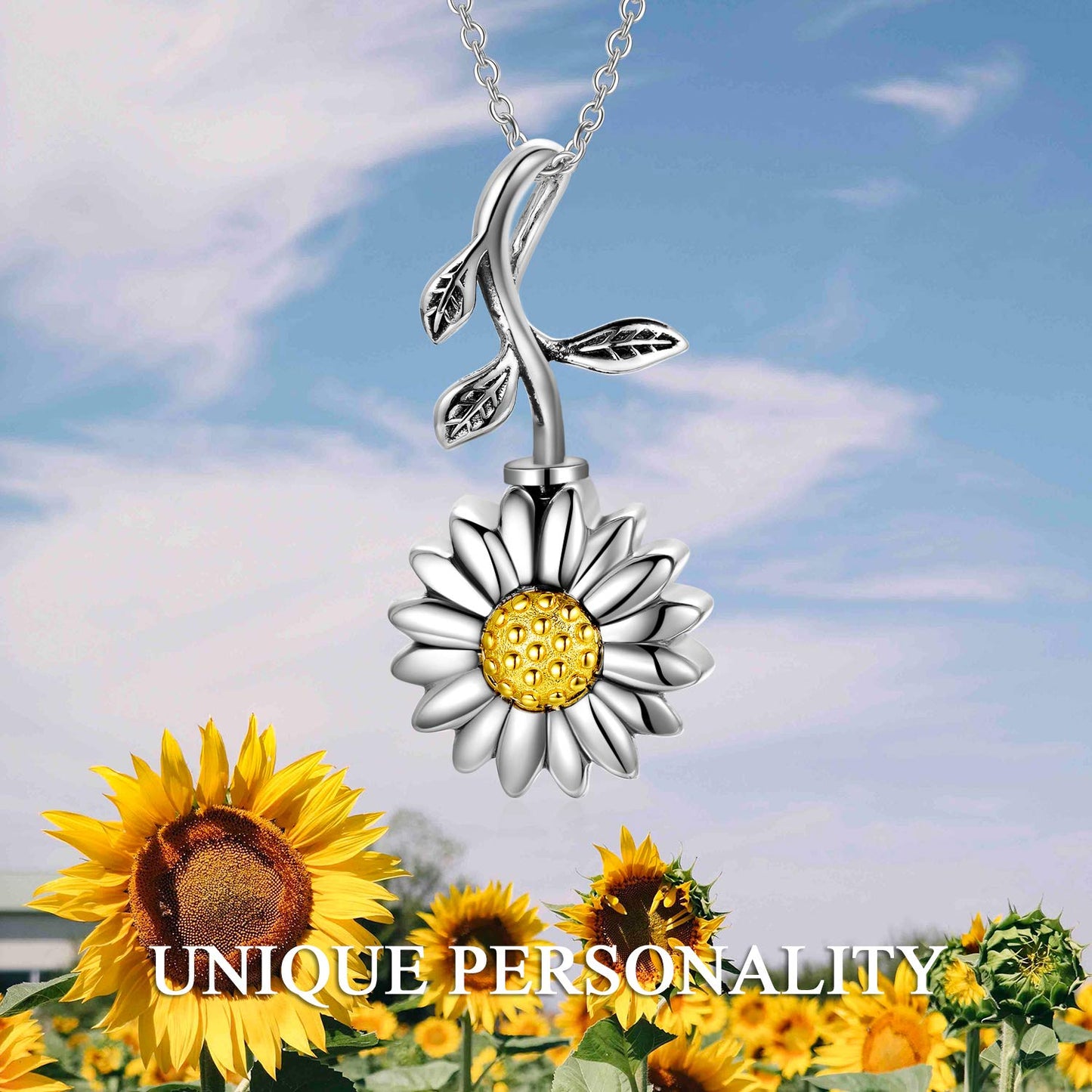 925 Sterling Silver Urn Bar Disc Necklace Keepsake Ashes Cremation Hair Memorial Jewelry