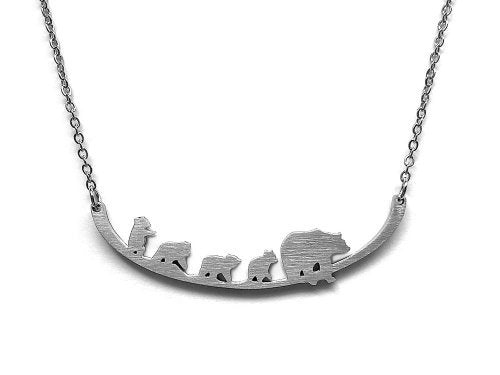 Inspired Silhouette Necklace