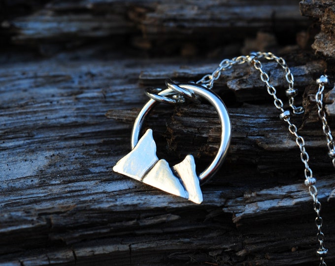 Mountain Range Charm Necklace