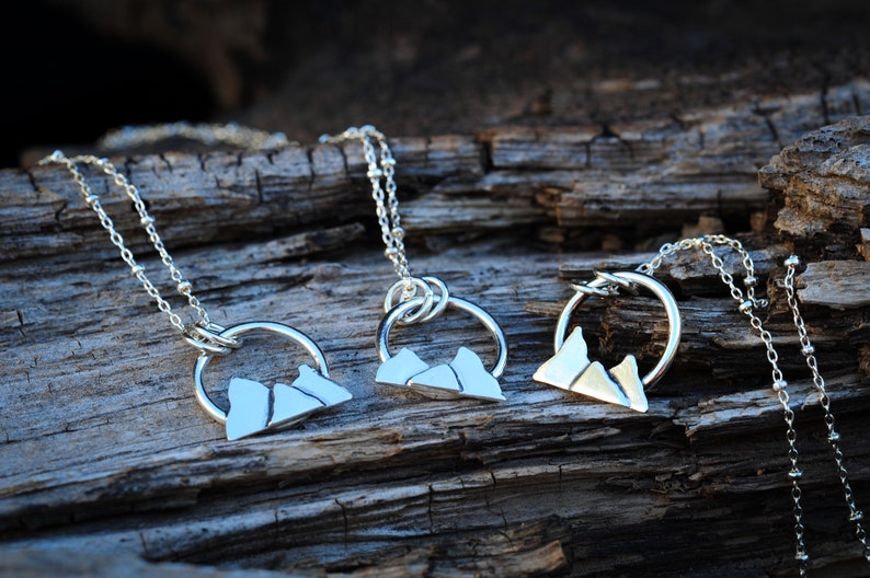 Mountain Range Charm Necklace