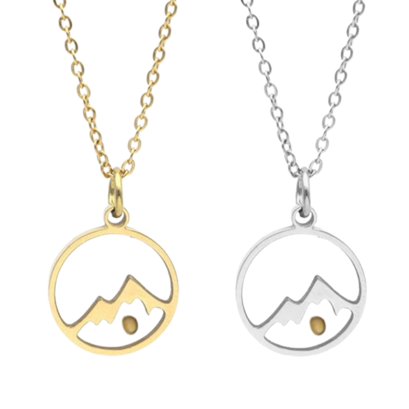 Mustard Seed Mountain Necklace