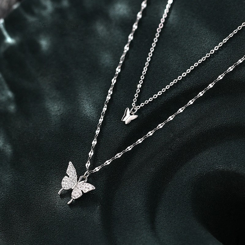 925 Silver Butterfly Necklace