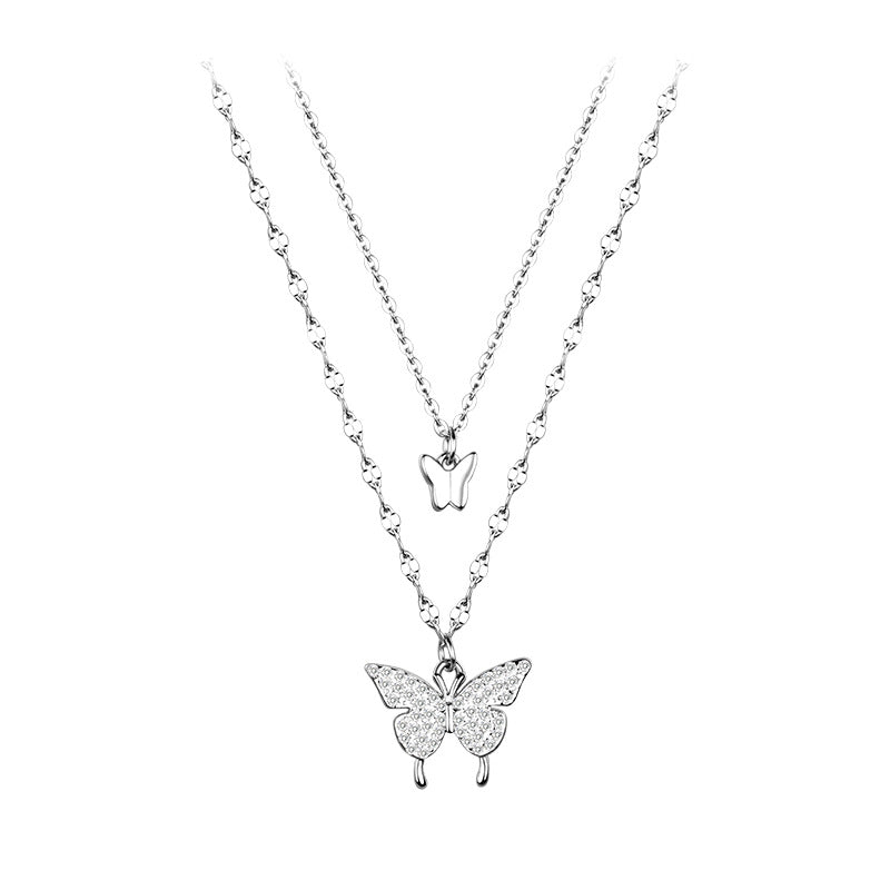 925 Silver Butterfly Necklace