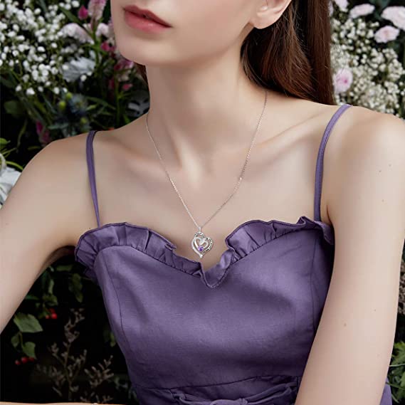 Distance Heart Necklace for Women