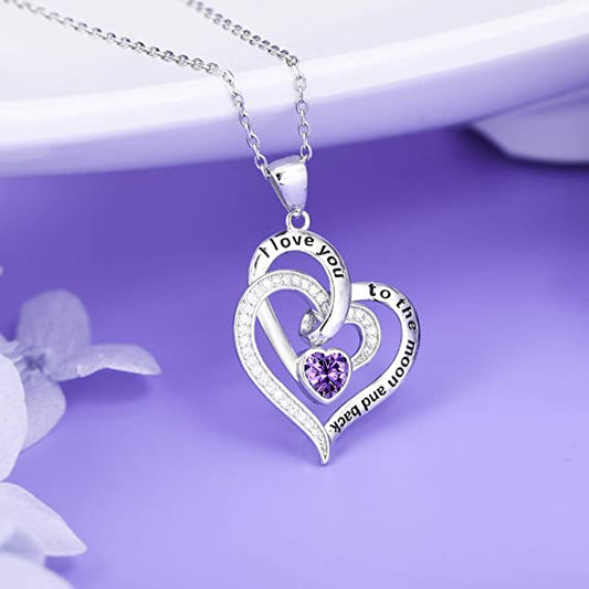 Distance Heart Necklace for Women