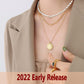 Pearl Necklaces for Women Layered 925 Silver White AAA+ Freshwater pearls Necklace Choker Long Pendant