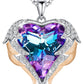 Angel Wing Love Heart Necklaces