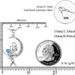 925 Sterling Silver Classic Sea Mermaid Necklce