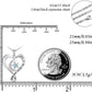 I Love You to The Moon and Back Necklace 925 Sterling Silver Heart Pendant Necklace Jewelry Gifts for Women Mom Wife Girls