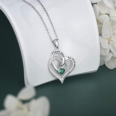 Women 925 Sterling Sliver Heart Necklace