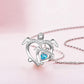Health and Longevity Mom and Baby Sea Turtle Pendant Necklace for Women 925 Sterling Silver Love Heart Jewelry Gifts for Women Girls Mother Wife