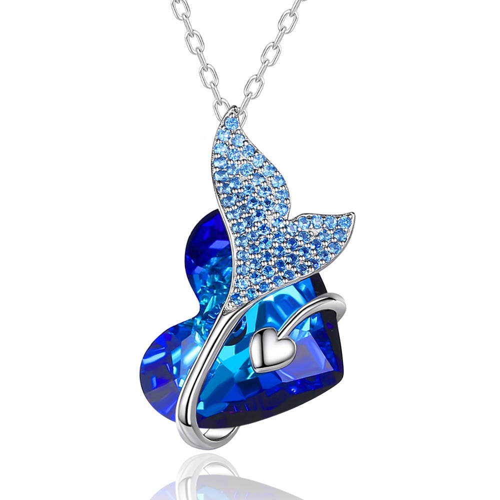 Bermuda Blue Mermaid Necklace