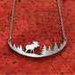 Inspired Silhouette Necklace