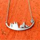 Inspired Silhouette Necklace