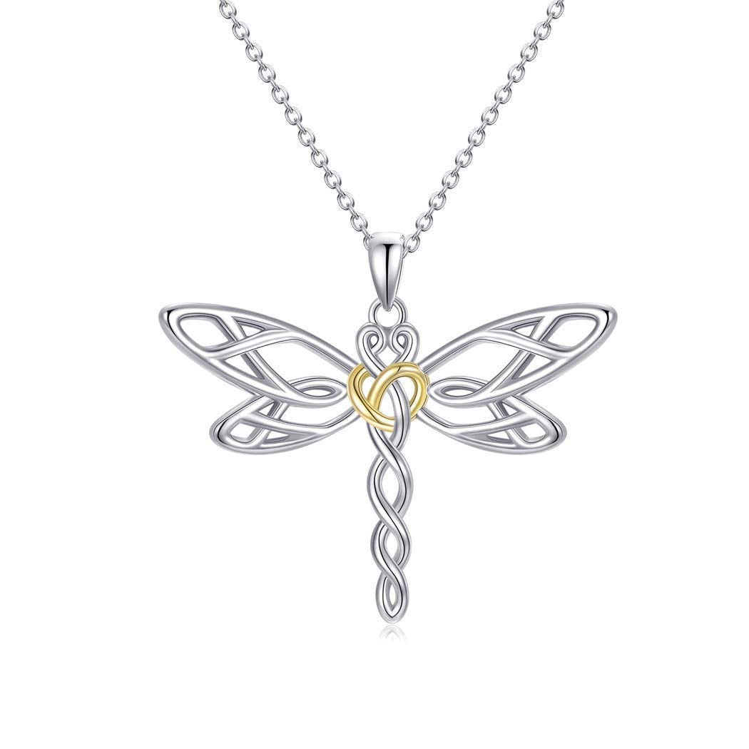 925 Sterling Sliver Dragonfly Necklace