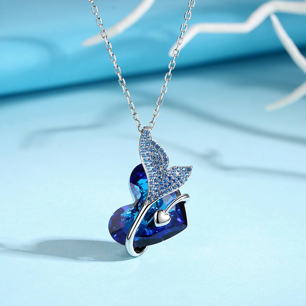 Bermuda Blue Mermaid Necklace