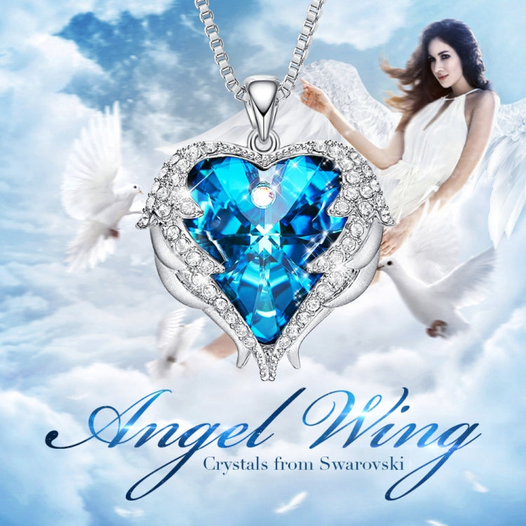 Angel Wing Love Heart Necklaces