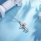 Cross Medical Stethoscope Pendant Necklace