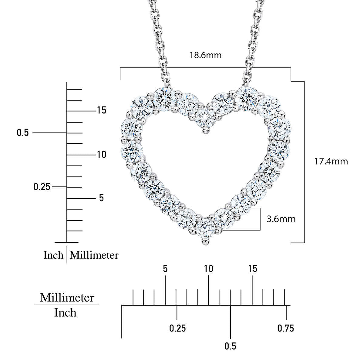 925 Silver Heart Necklace